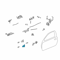 OEM 2000 Acura RL Hinge B, Front Door Diagram - 67450-S3Y-003ZZ