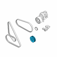 OEM 2017 BMW X6 Deflection Pulley Diagram - 32-42-7-564-649