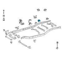 OEM 2013 Toyota Tundra Mount Bracket Diagram - 51028-0C010