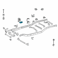 OEM 2008 Toyota Tundra Engine Bracket Diagram - 51401-0C060