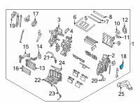 OEM 2022 Hyundai Santa Fe Actuator-Temp Diagram - 97161-L1100