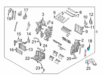 OEM Kia K5 Temperature Actuator Diagram - 97161L1100