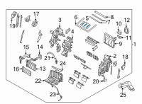 OEM Kia Sorento Seal-Duct NO3 Diagram - 97245P2020