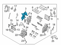 OEM Hyundai Tucson CASE-HEATER, LH Diagram - 97134-CW020