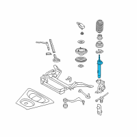 OEM 2012 BMW 335i Front Left Spring Strut Diagram - 31-31-2-283-917