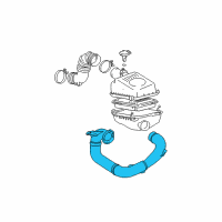 OEM 2006 Toyota Matrix Inlet, Air Cleaner Diagram - 17751-0D060