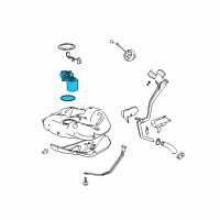 OEM 2018 Cadillac XTS Fuel Pump Diagram - 13578374