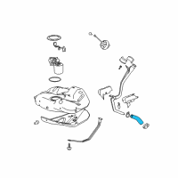 OEM Buick Regal Hose Asm-Fuel Tank Filler Diagram - 13247493