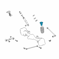 OEM 2009 Toyota Land Cruiser Damper Diagram - 48302-60090