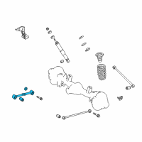 OEM 2018 Toyota Land Cruiser Upper Control Arm Diagram - 48710-60131