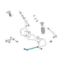 OEM 2020 Lexus LX570 Lower Control Arm Assembly Diagram - 48720-60070