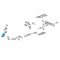 OEM 2017 Chevrolet Equinox Heat Shield Diagram - 22817994