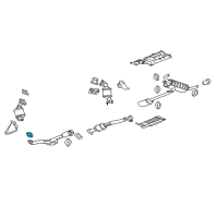 OEM 2015 Chevrolet Equinox Front Pipe Gasket Diagram - 25801015