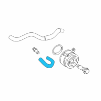 OEM 1996 Toyota 4Runner Oil Cooler Hose Diagram - 15777-62020