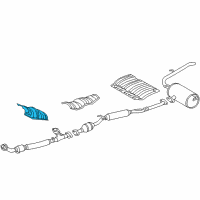 OEM 2004 Toyota Sienna Front Shield Diagram - 58151-08020