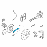 OEM Oldsmobile Intrigue Support Plate Bracket Diagram - 10409251