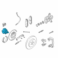 OEM 2000 Chevrolet Impala Hub & Bearing Diagram - 12413029