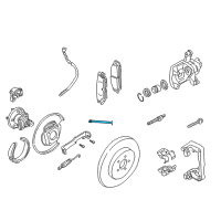 OEM Oldsmobile Intrigue Hose Asm-Rear Brake Diagram - 15876864