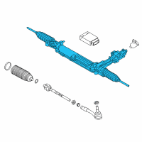 OEM BMW M6 Gran Coupe Exchange Hydro Steering Gear Diagram - 32-10-2-284-867