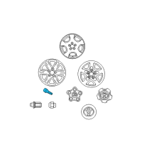 OEM Toyota Highlander Valve Stem Diagram - 90942-05004