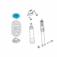 OEM 2022 Ford Escape ANTISQUEAK - REAR SPRING Diagram - LX6Z-5586-B