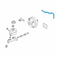 OEM Kia Amanti Hose Assembly-Brake Booster Diagram - 591303F800