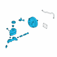 OEM Kia Amanti Booster & Master Cylinder Diagram - 585003F700