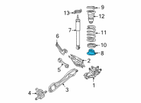 OEM Chrysler Pacifica Reinforce-Rear Suspension Diagram - 68489794AA