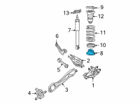 OEM 2021 Chrysler Voyager Reinforce-Rear Suspension Diagram - 68489794AA