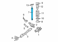 OEM Chrysler Pacifica ABSORBER-Suspension Diagram - 68312621AD