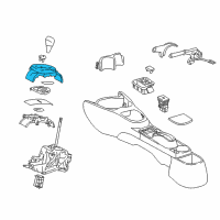 OEM 2014 Toyota Yaris Shift Indicator Diagram - 35971-52520