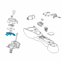 OEM 2012 Toyota Yaris Shift Indicator Diagram - 35974-52070