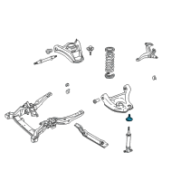 OEM 2002 GMC Safari Stud Kit, Front Lower Control Arm Ball Diagram - 88965475