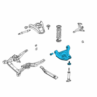 OEM 2004 GMC Safari Lower Control Arm Diagram - 15969294