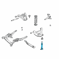 OEM 1994 Chevrolet Astro Shock Diagram - 22065201