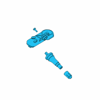 OEM Ford Special Service Police Sedan Tire Pressure Sensor Diagram - BB5Z-1A189-A