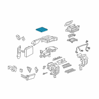 OEM 2008 Chevrolet Equinox Filter Diagram - 15781507