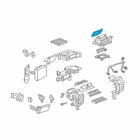 OEM 2008 Pontiac Torrent Screen Diagram - 19130553