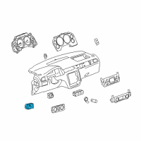 OEM Hummer H2 Headlamp Switch Diagram - 25858426