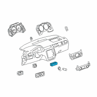 OEM 2009 Chevrolet Tahoe Adjuster Switch Diagram - 22778094