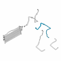 OEM Nissan Hose-Oil Cooler, Auto Transmission Diagram - 21631-EZ30A