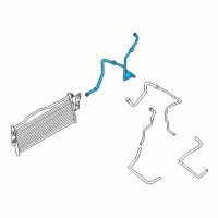 OEM 2017 Nissan Titan XD Hose-Oil Cooler, Auto Transmission Diagram - 21633-EZ30A