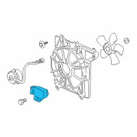 OEM Acura Rfc Unit Diagram - 19090-58G-A01