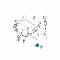 OEM 1995 Nissan Maxima Engine Mounting Insulator Assembly, Front Left Diagram - 11220-40U02