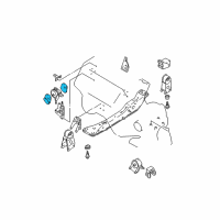 OEM 1997 Nissan Maxima INSULATOR-Engine Mounting Diagram - 11215-40U20