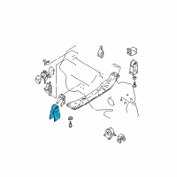 OEM 2001 Nissan Maxima Engine Mounting Insulator Assembly, Front Right Diagram - 11270-2Y010