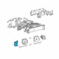 OEM 1999 Toyota Land Cruiser Fuel Gauge Diagram - 83882-6A840