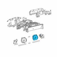 OEM 1998 Toyota Land Cruiser Tachometer Assy, Engine Diagram - 83881-6A840