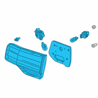OEM Honda Odyssey Light Assy., L. Lid Diagram - 34155-SHJ-A51