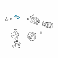 OEM 2012 Jeep Liberty Hose-Brake Booster Vacuum Diagram - 4581930AA